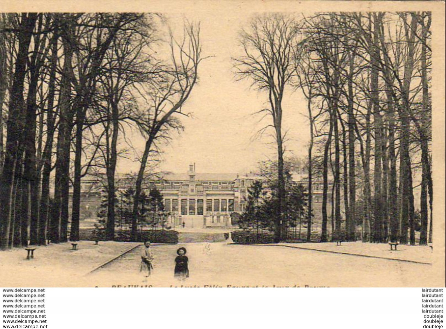 D60  BEAUVAIS  Le Lycée Félix Faure Et Le Jeux De Paume  ..... - Beauvais