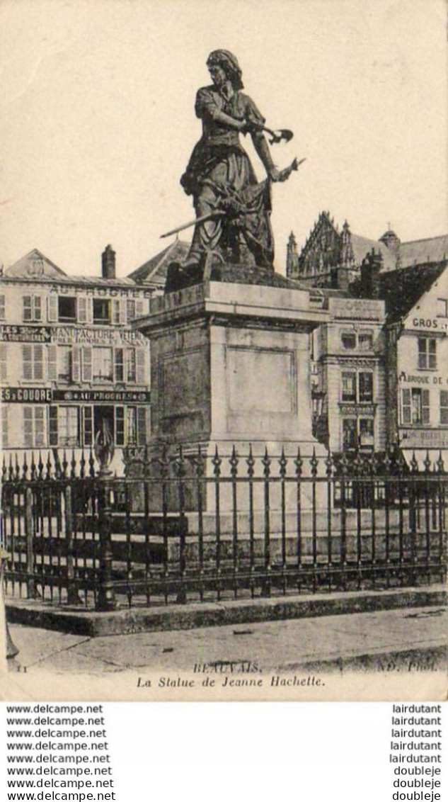 D60  BEAUVAIS  La Statue De Jeanne Hachette  ..... - Beauvais