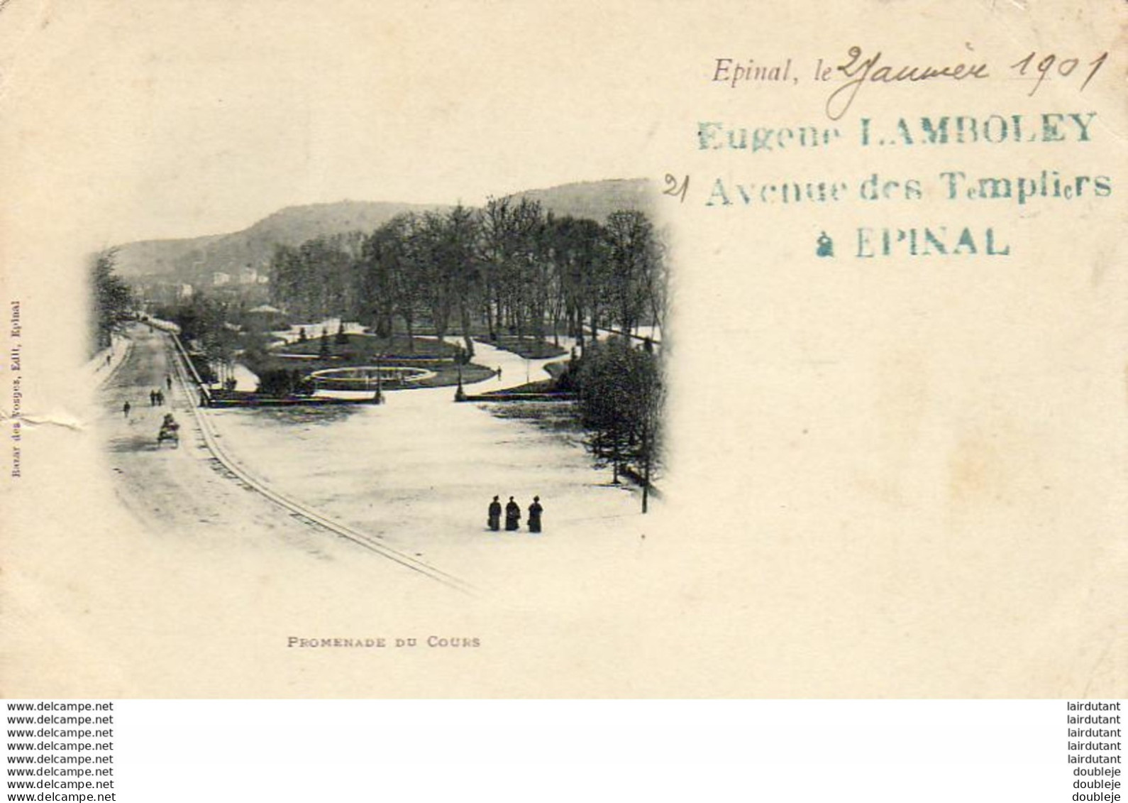 D88  EPINAL  Promenade Du Cours  ..... - Epinal