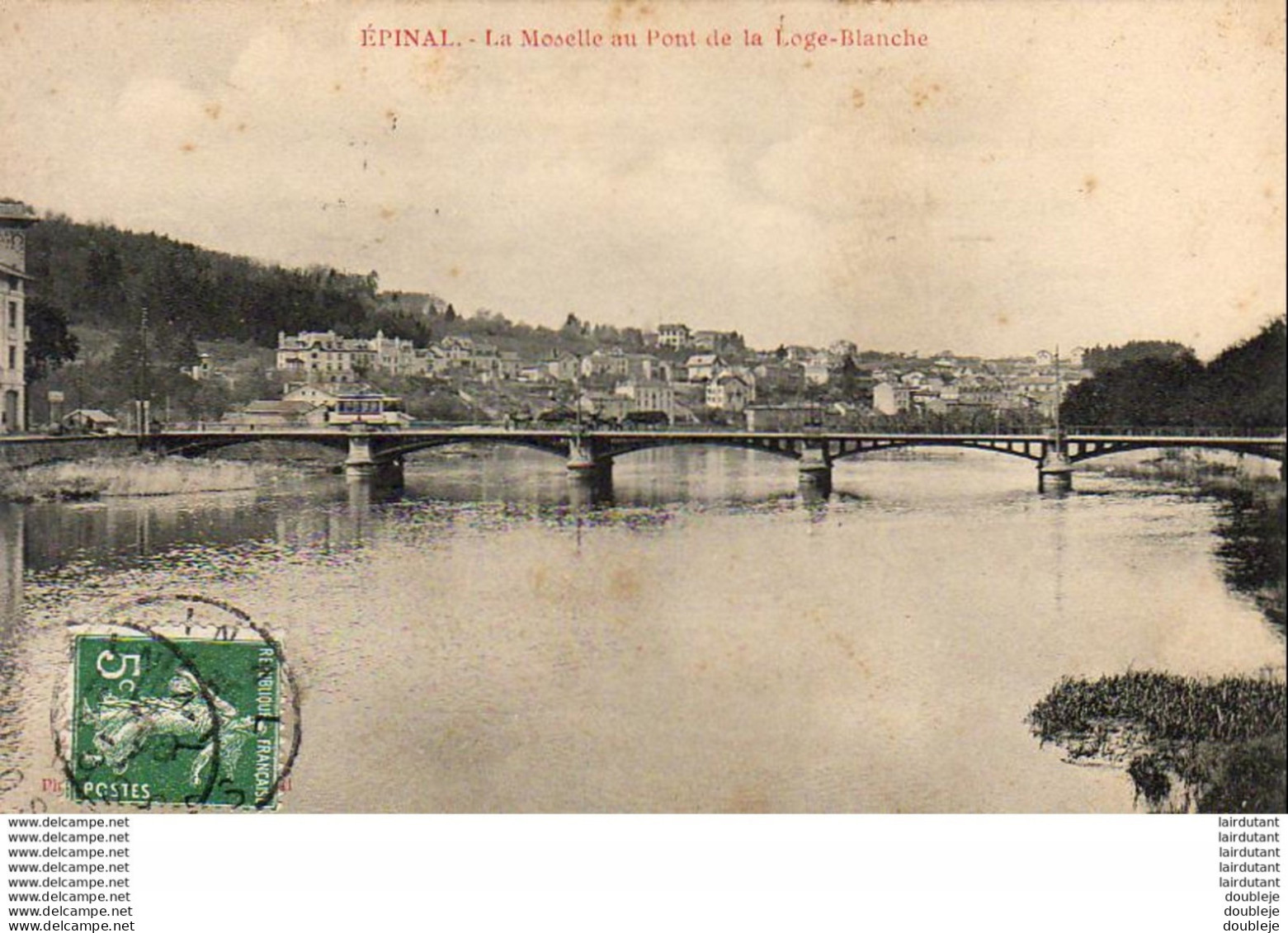 D88  EPINAL  La Moselle Au Pont De La Loge- Blanche  ..... - Epinal