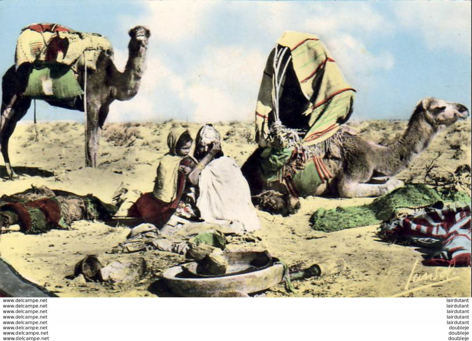 ALGERIE  SCENES ET TYPES  Campement De Nomades - Escenas & Tipos