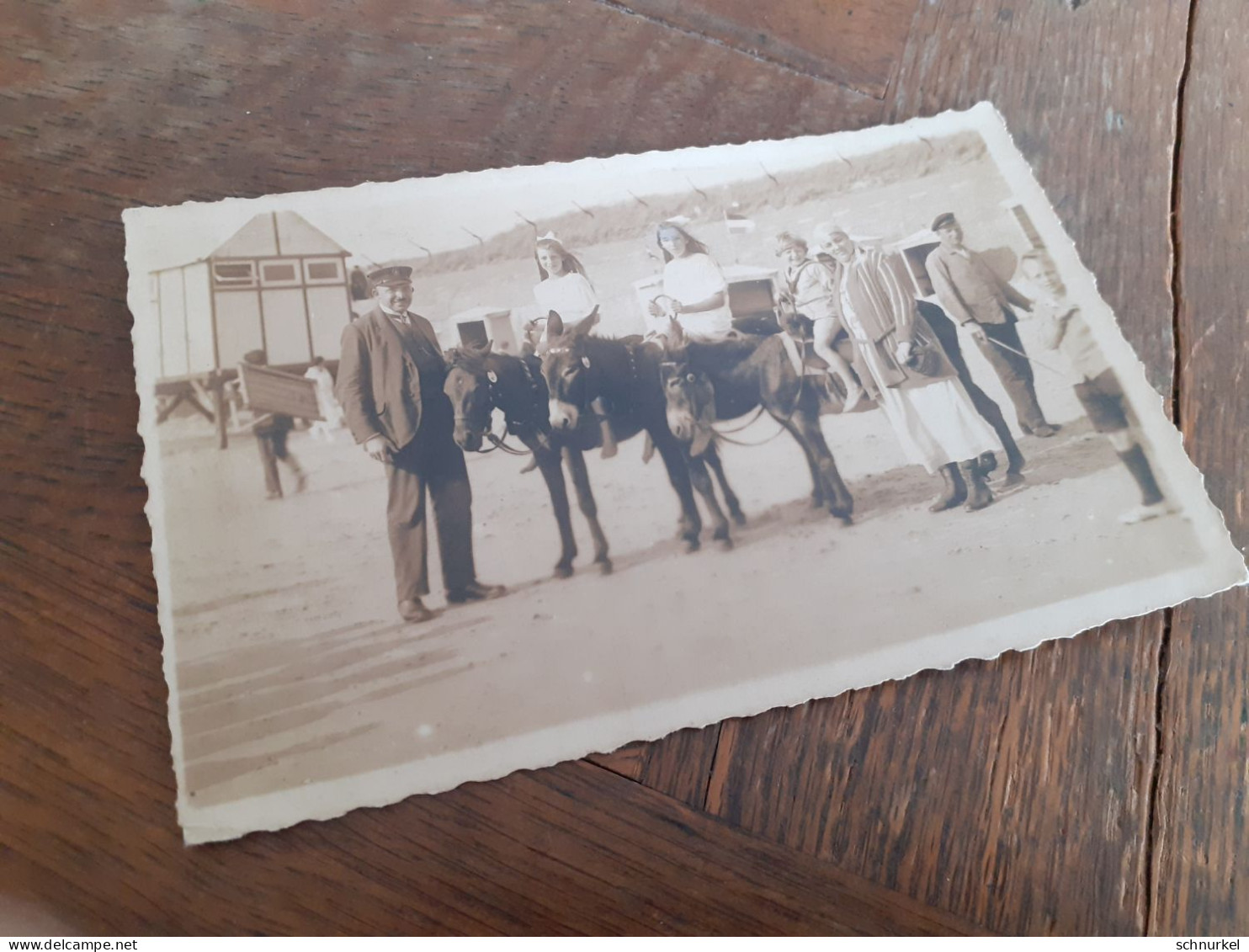 BORKUM - OSTFRIESISCHE INSEL - KAVALLERIE Am STRAND - ESEL REITEN - MAEDCHEN JUNGE - KINDER - Orte