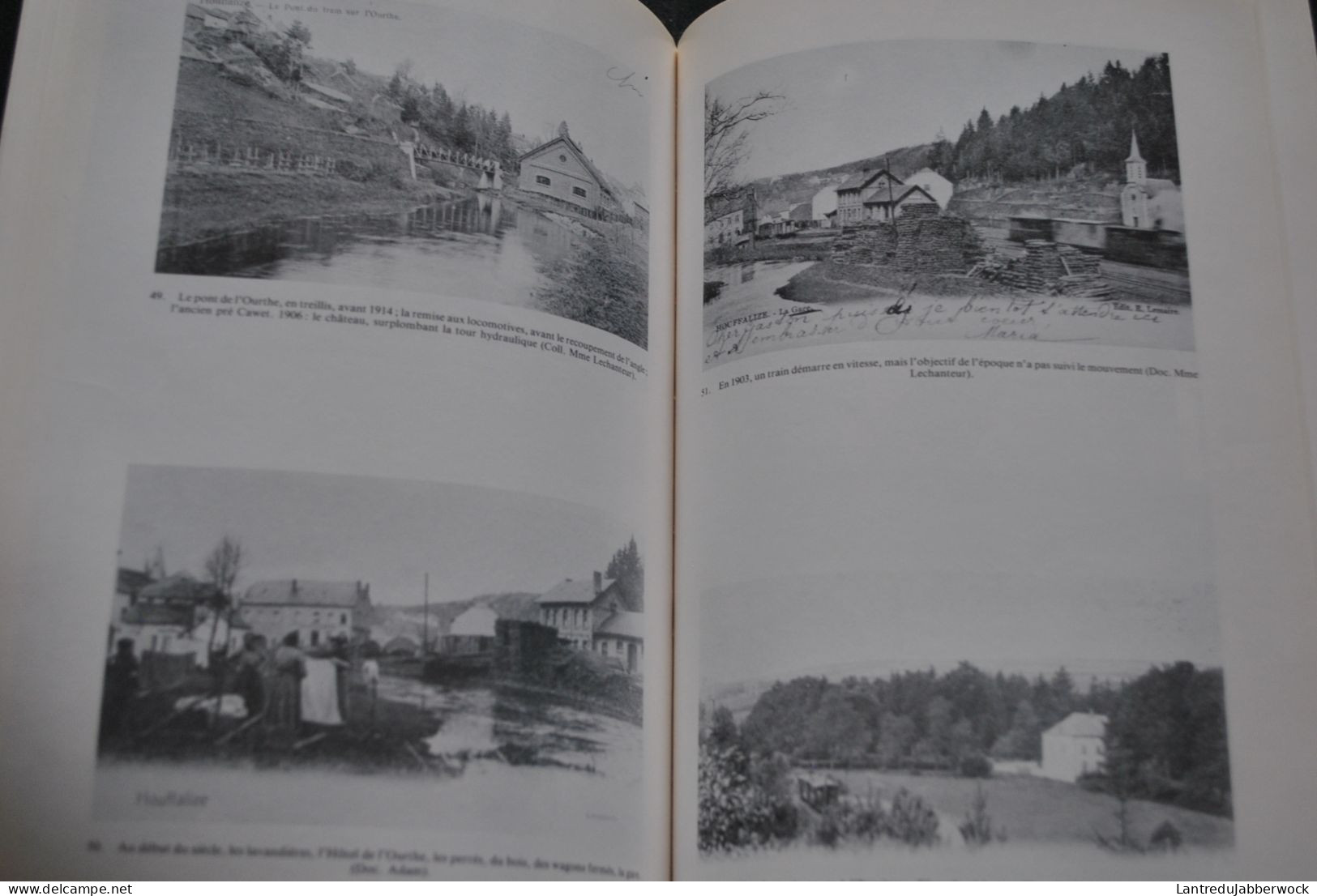 André DAGANT Le Chemin De Fer Vicinal De Bourcy à Houffalize 1889 1959 SNCV Autorail WW1 Hardigny Scierie L'Ourthe Gare - Railway & Tramway