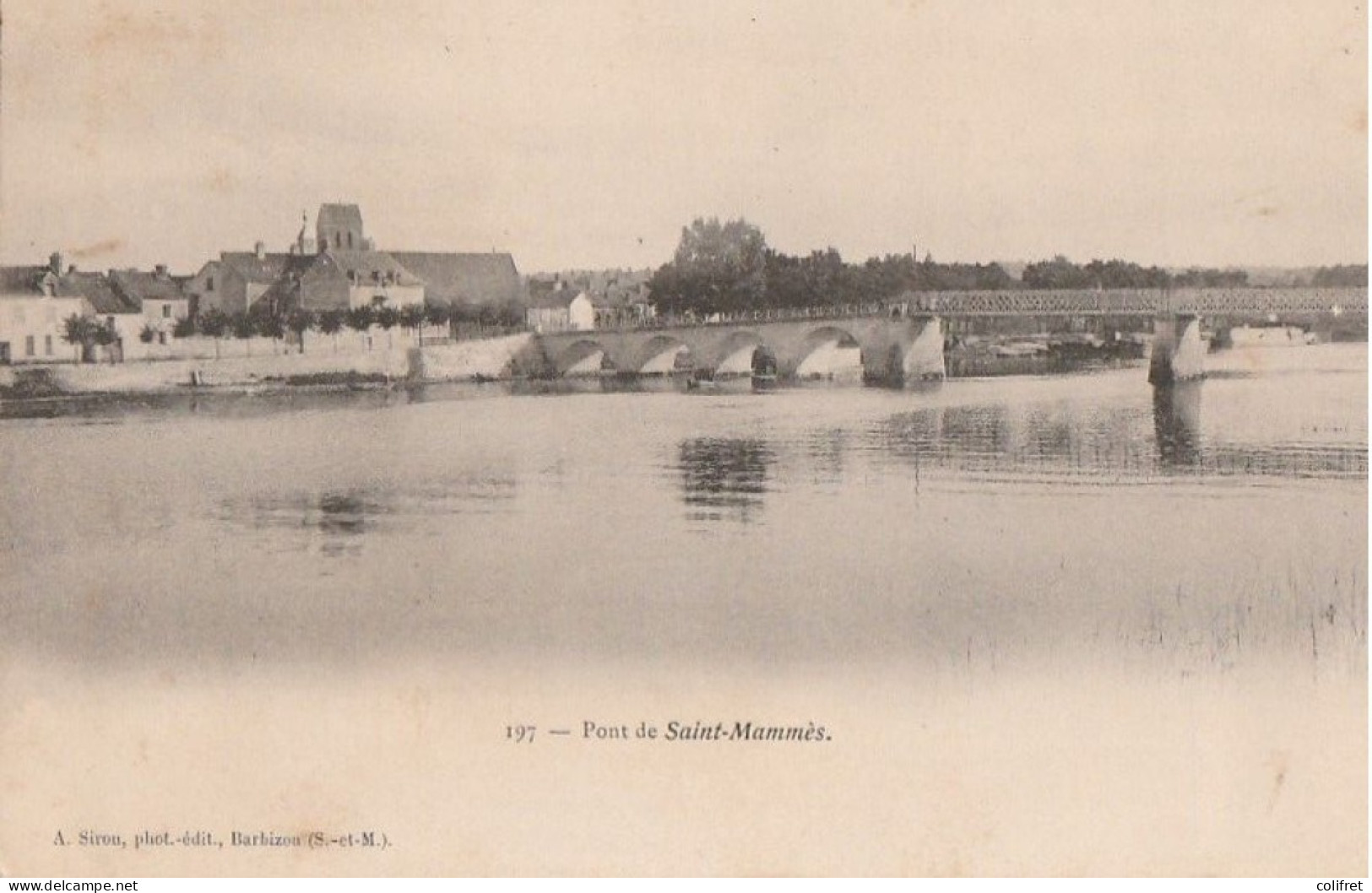 77 - Saint-Mammés  -  Le Pont - Saint Mammes