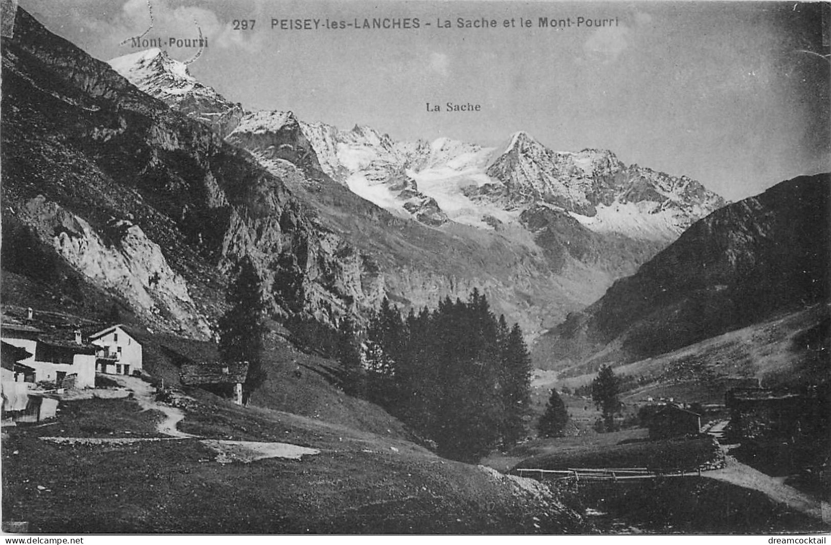 Top Promotion 2 Cpa 73 PEISEY LES LANCHES. Pont De Beaupras Et Mont Pourri - Autres & Non Classés