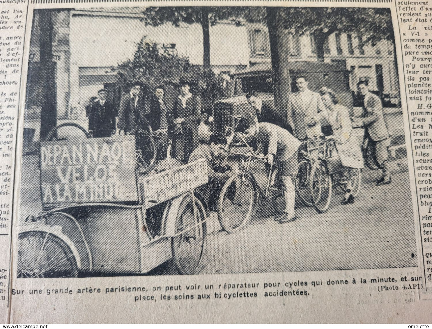 L OEUVRE 44/MARCEL DEAT /MORTAIN /AVRANCHES DEPANNAGE VELO A LA MINUTE - Autres & Non Classés