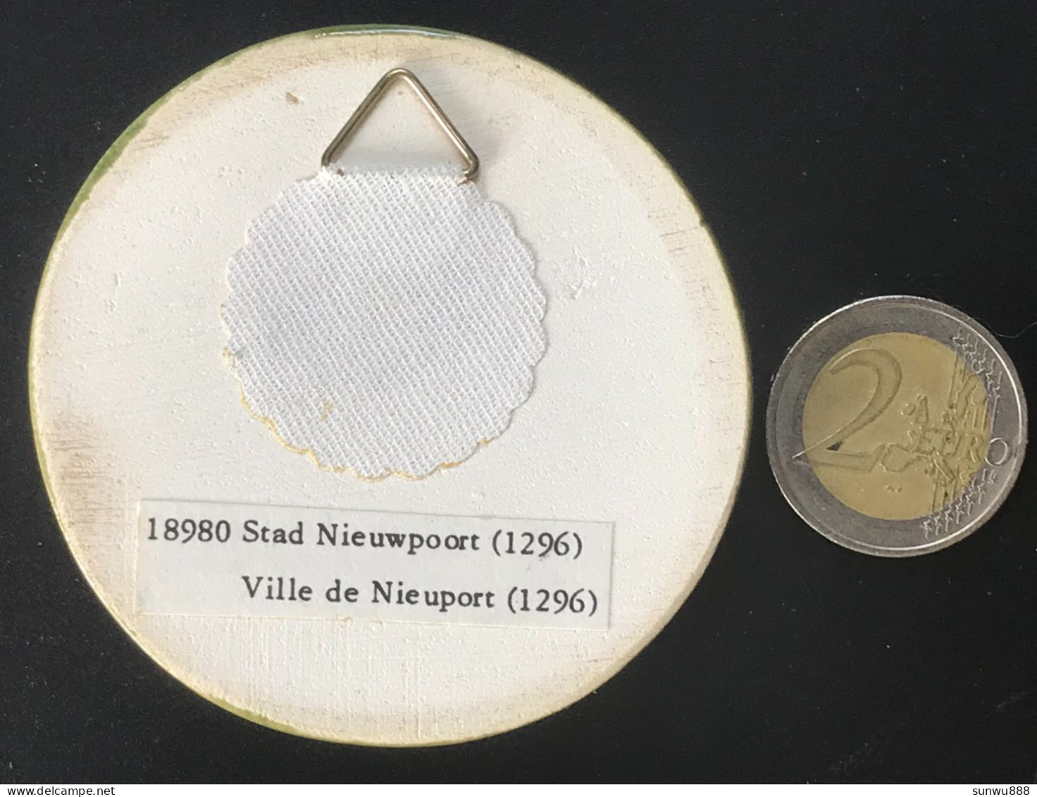 Reproduction Moulage Ancien Sceau Plâtre & Céramique - Stad Nieuwpoort 1296 - Seals