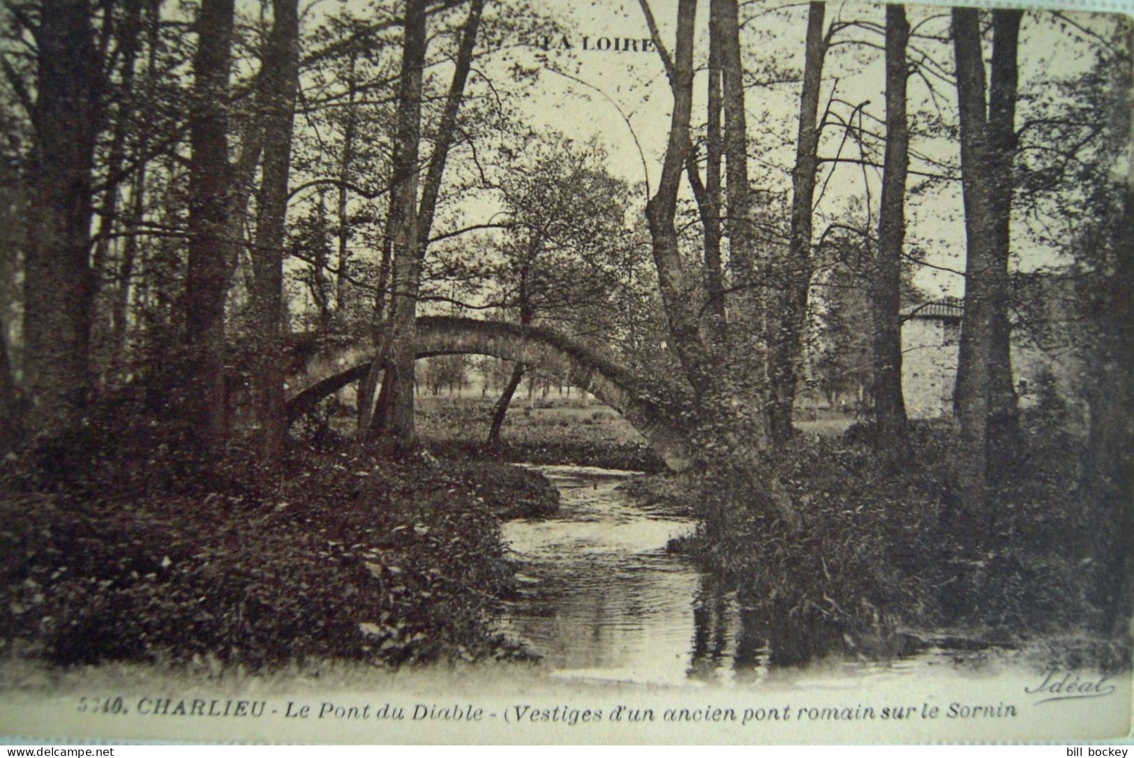 CPA Circa 1920 CHARLIEU Le Pont Du Diable (Vestiges Ancien Pont Romain Sur Le Sornin) - Dos Vert Éditeur Béguin Bel État - Charlieu