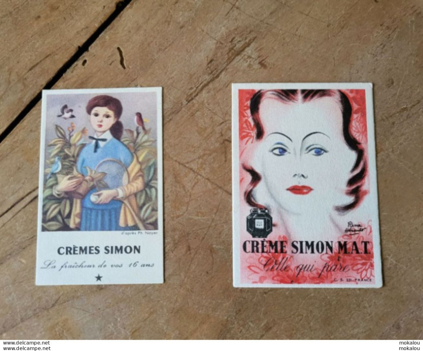 Carte Crème Simon (2) - Modernas (desde 1961)