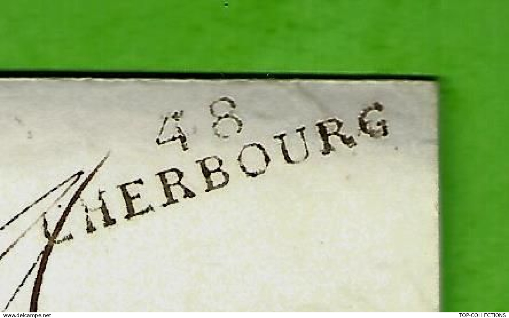 1806 ARMATEUR à Cherbourg Colleville => Foache Le Havre Denrees Coloniales NAVIGATION NEGOCE  COTONS  V.HISTORIQUE - 1800 – 1899