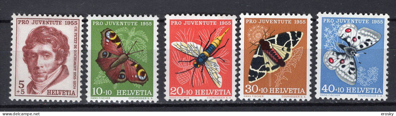 T3696 - SUISSE SWITZERLAND Yv N°567/71 ** Pro Juventute - Unused Stamps