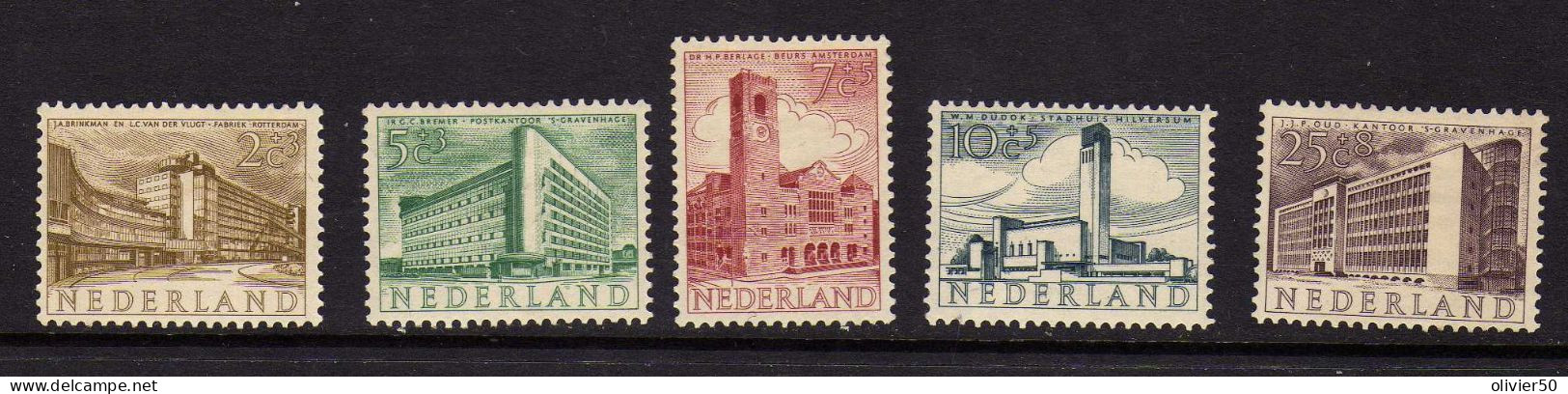Pays-Bas - 1955 - Oeuvres De Bienfaisance - Architecture - Neufs* - MH - Unused Stamps