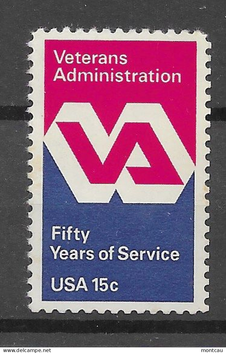 USA 1980.  Veterans Sc 1825  (**) - Unused Stamps