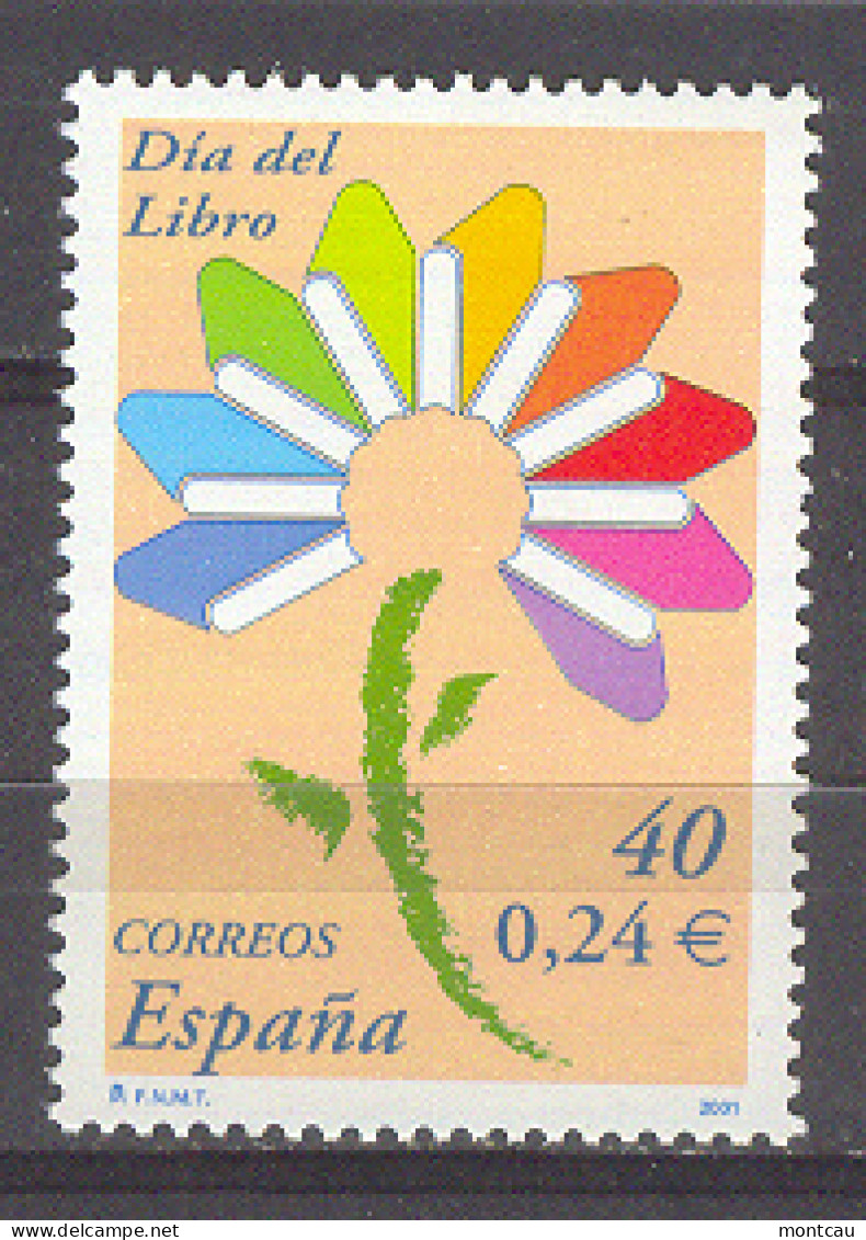 Spain 2001 - Dia Del Libro  Ed 3789 (**) - Ongebruikt