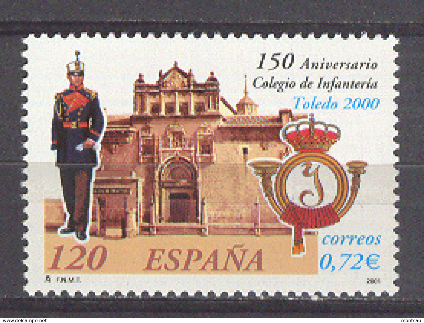 Spain 2001 - Col. De Infanteria De Toledo Ed 3778 (**) - Nuevos