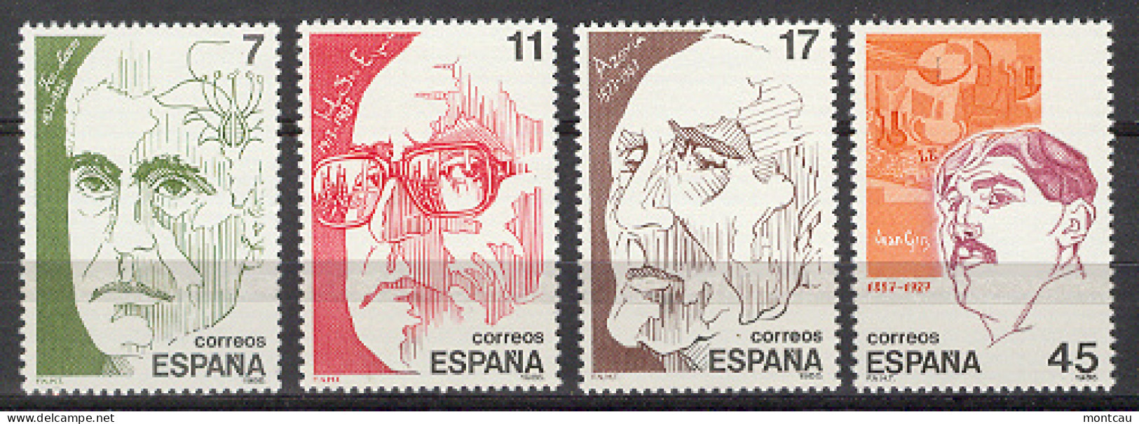 Spain 1986 - Personajes Ed 2853-56 (**) - Unused Stamps