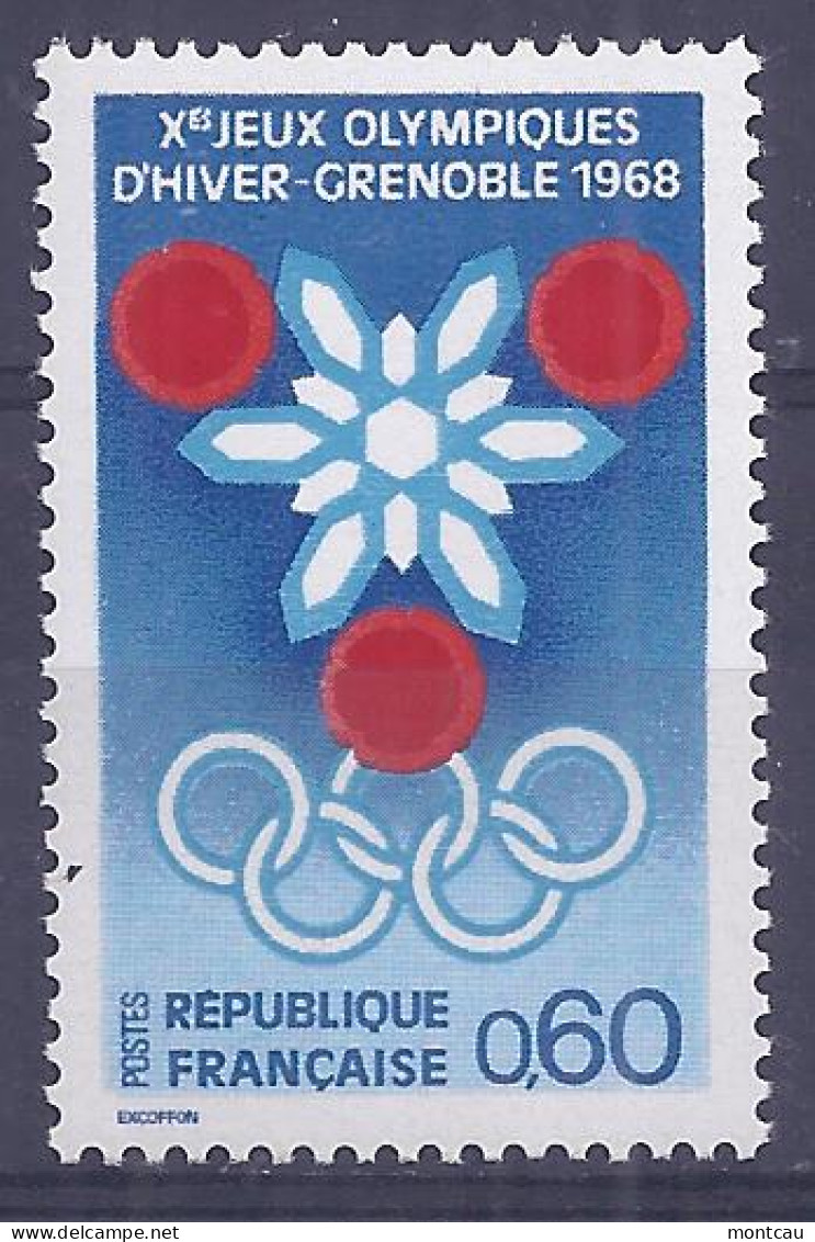 Francia 1967. JJOO Grenoble YT = 1520 (**) - Neufs