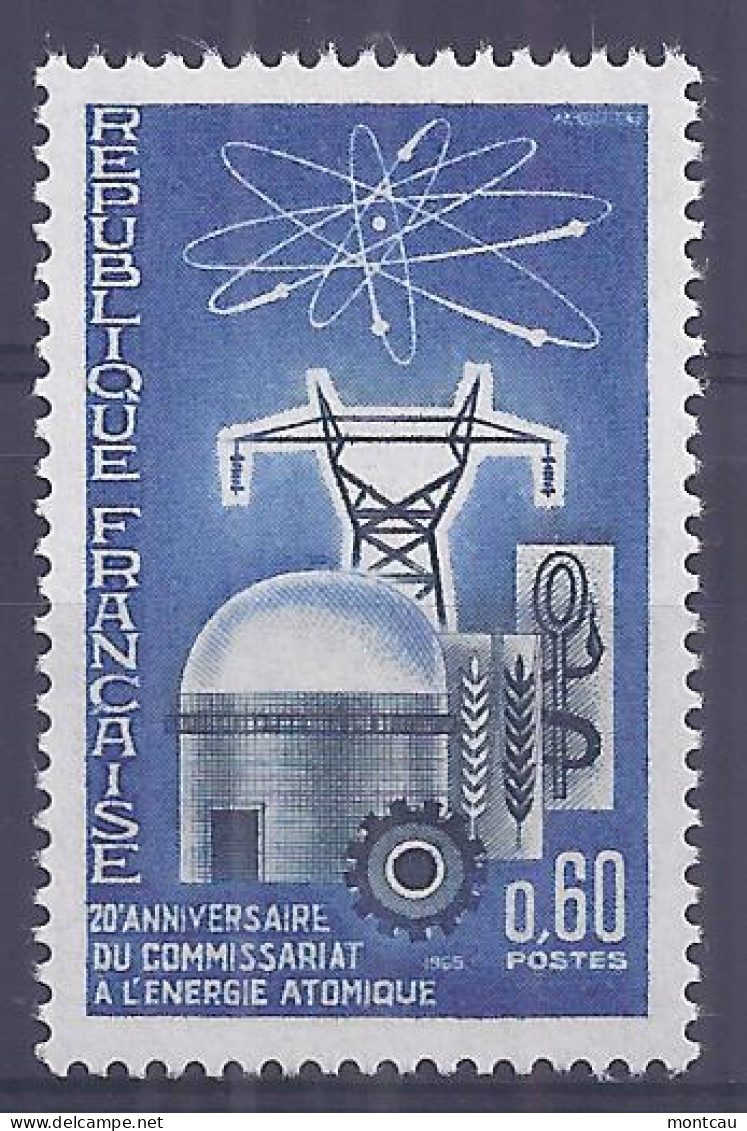 Francia 1965. YT = 1462 -  (**). Comisariado De La Energia Atomica - Unused Stamps