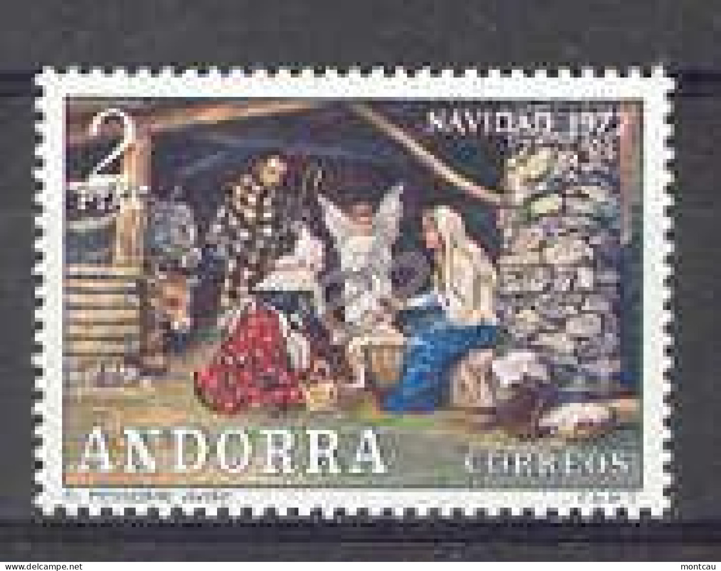 Andorra - 1972, Navidad  E=79 S=71 (**) - Nuovi