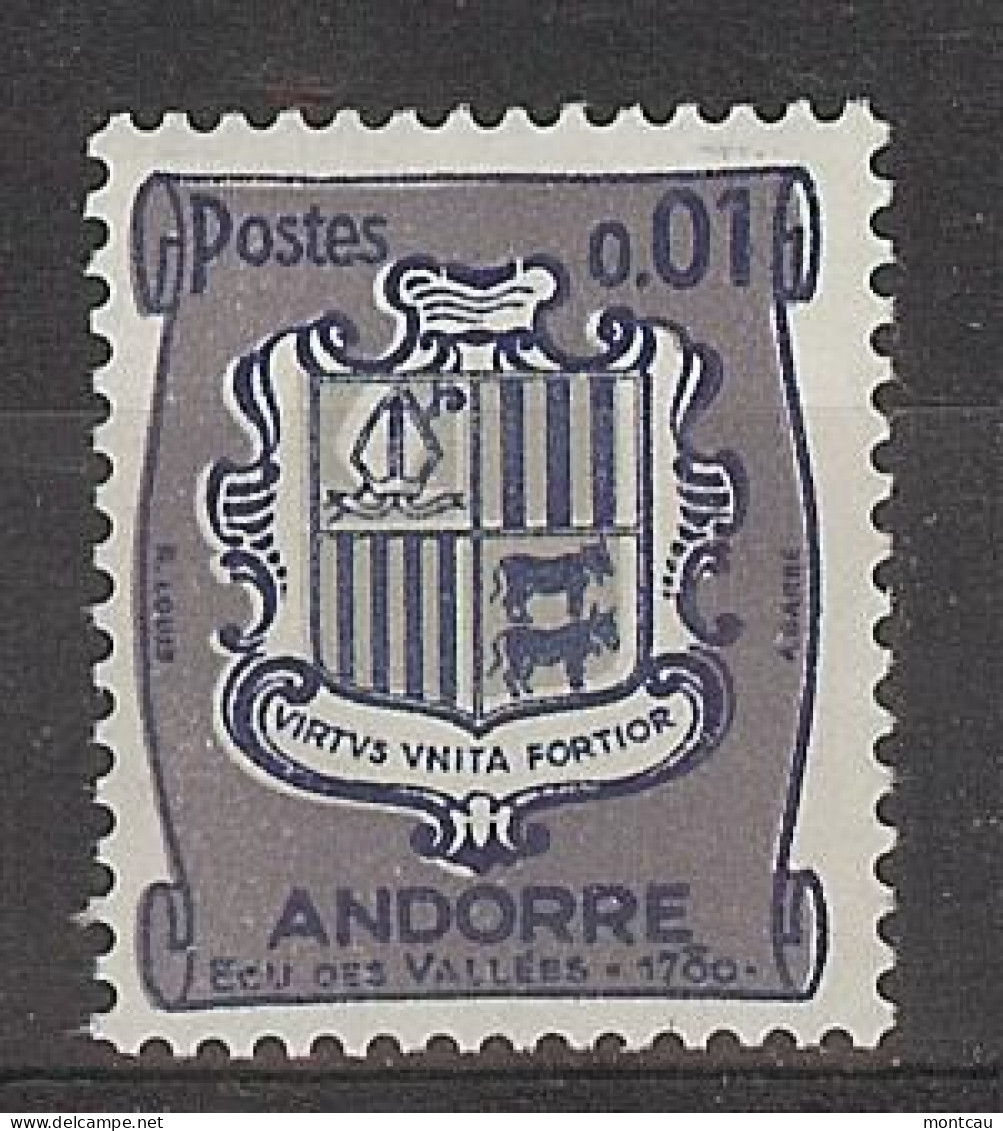 Andorra Fran. 1964 Escudo 0,01 Ed:164 (*) - Ungebraucht