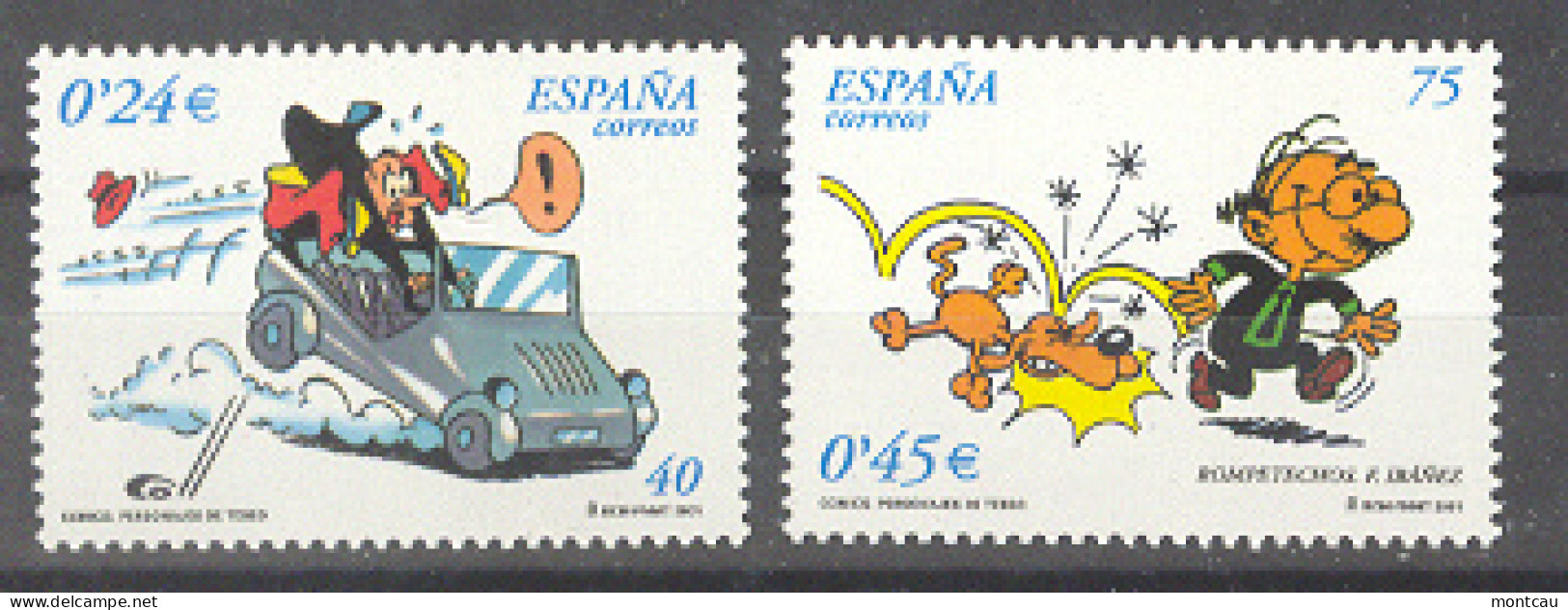 Spain 2001 - Comics Ed 3839-40 (**) - Nuovi