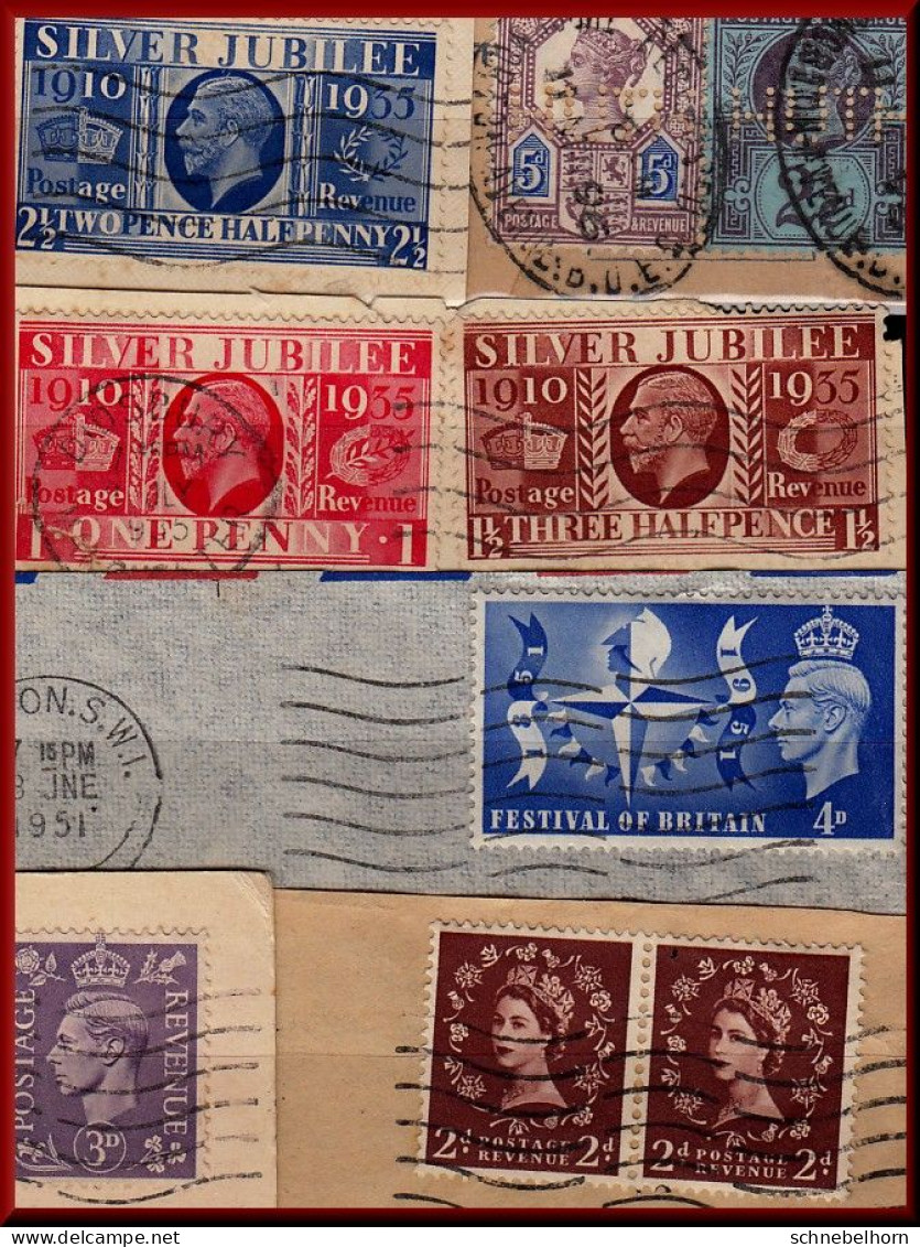 Briefmarken  Grossbritaninen - Collections