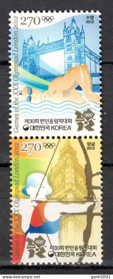 Korea South 2012 Corea / Olympic Games London MNH Juegos Olímpicos Olympische Spiele / Cu22076  27-36 - Summer 2012: London