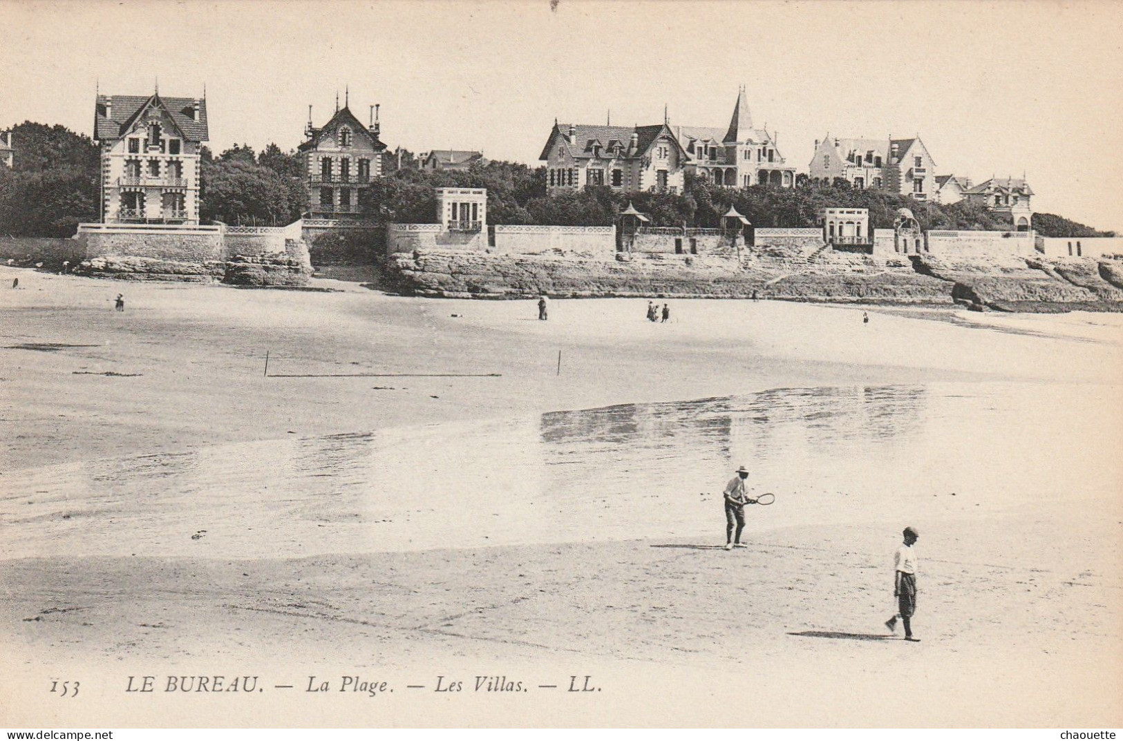 LE BUREAU..la Plage  .les Villas .. Edit  LL 153 - Saint-Palais-sur-Mer