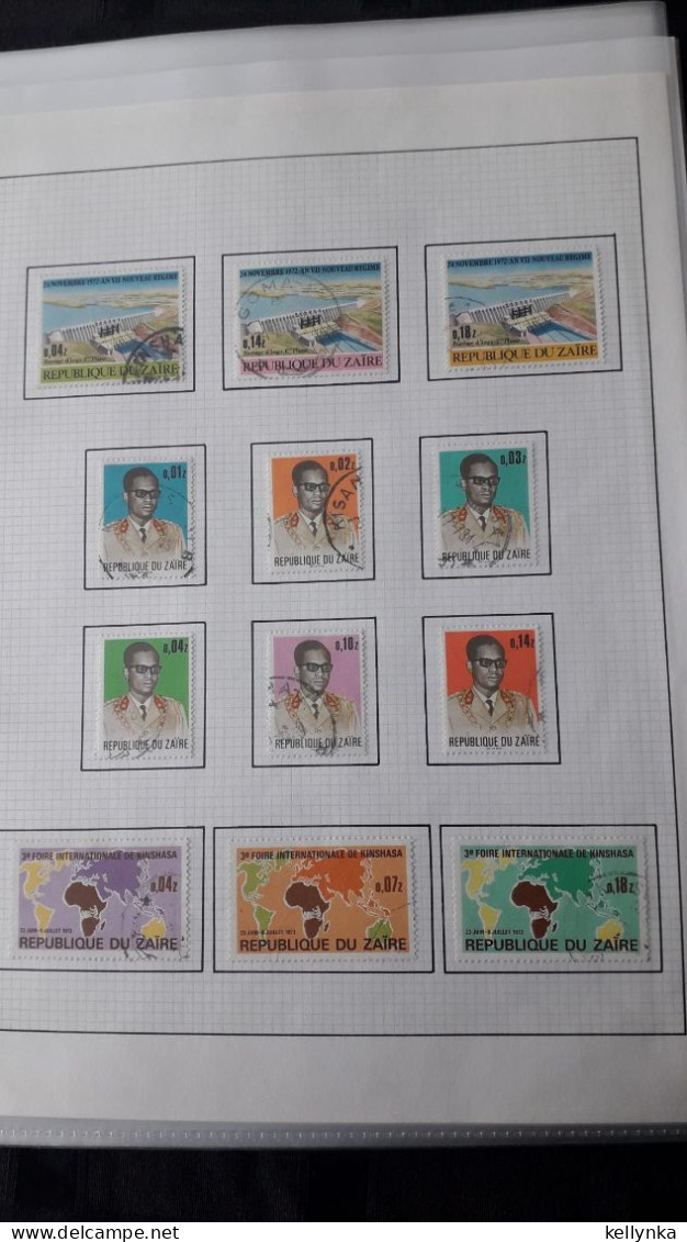 Zaire - Séléction MNH/MH/O + FDC (45 Photos) - Collezioni