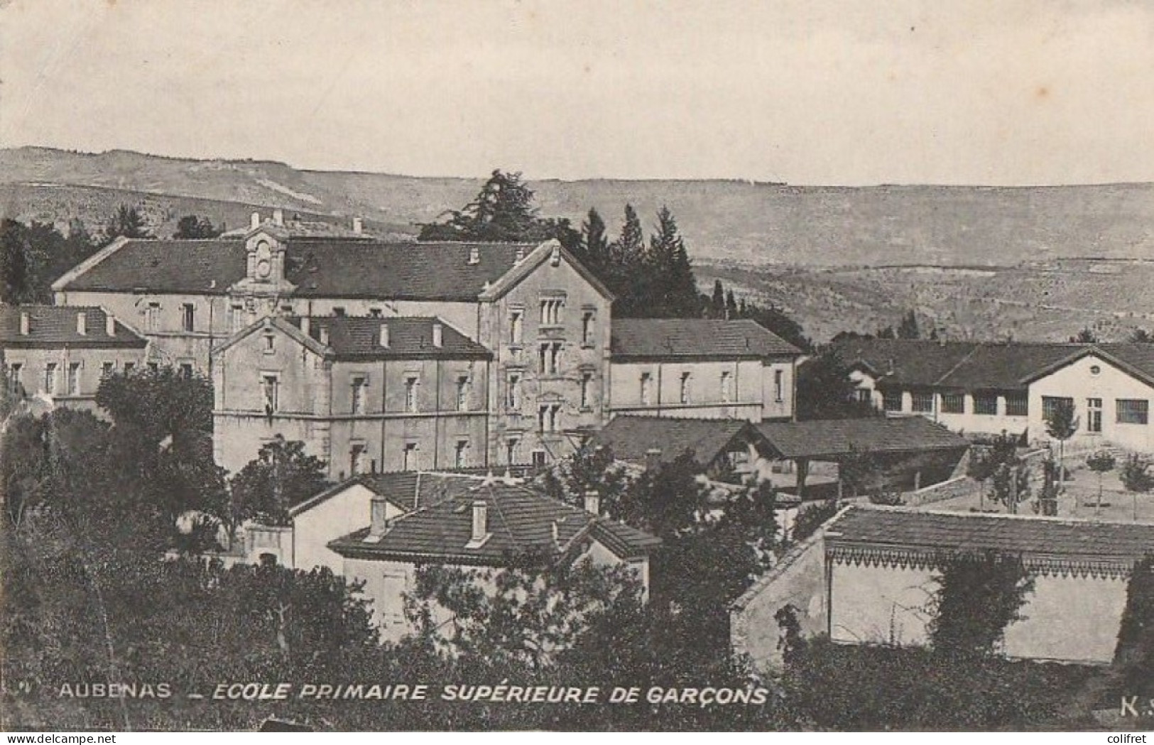 07 - Aubenas  -  Ecole Primaire Supérieure De Garçons - Aubenas