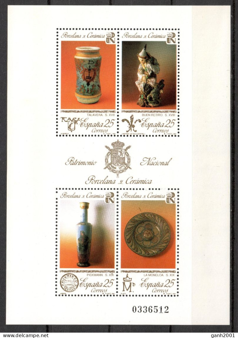 Spain 1991 España / Ceramics Handicrafts Art Objects MNH Cerámica Porcelana Artesanía Keramik / Mp36  7-39 - Porcelain