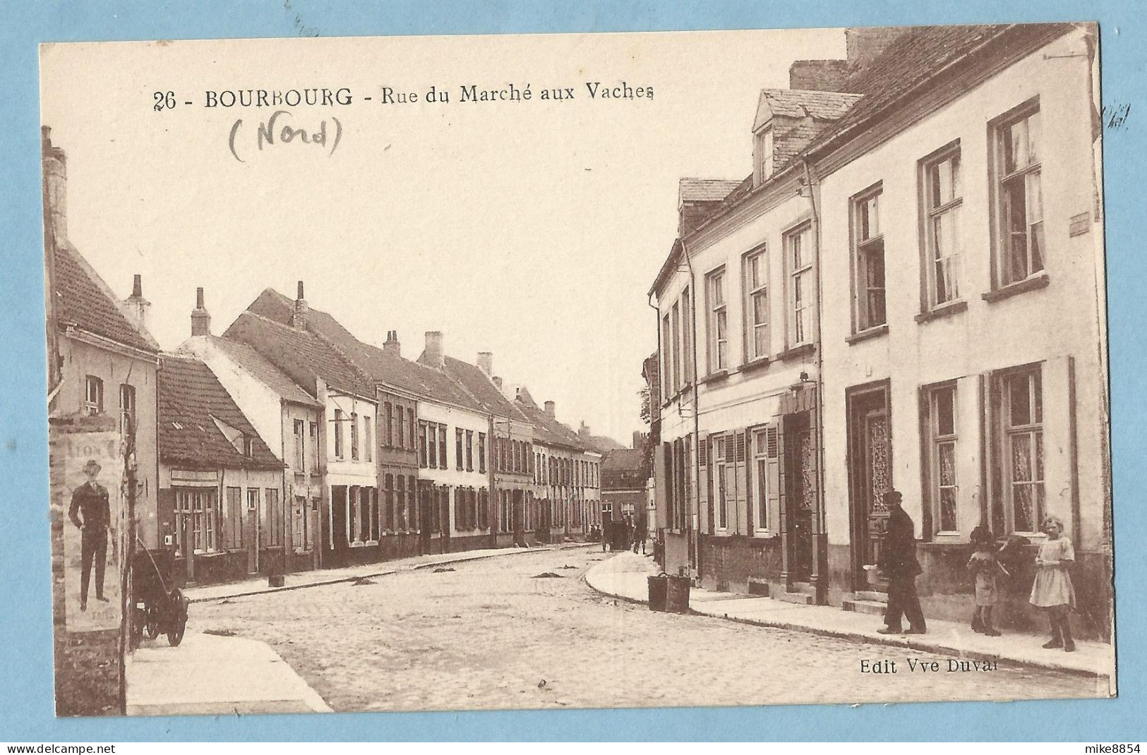 BA0046  CPA  BOURBOURG  (Nord)  Rue Du Marché Aux Vaches  ++++++++++++++++ - Sonstige & Ohne Zuordnung