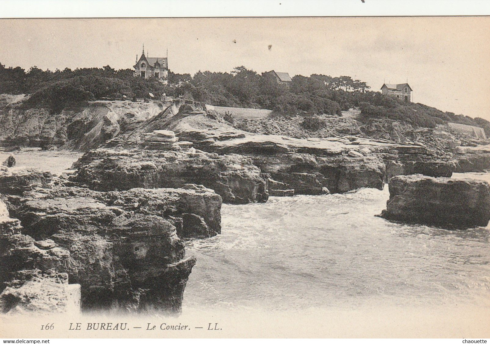 LE BUREAU..  Le Concier. Edit  LL 166 - Saint-Palais-sur-Mer