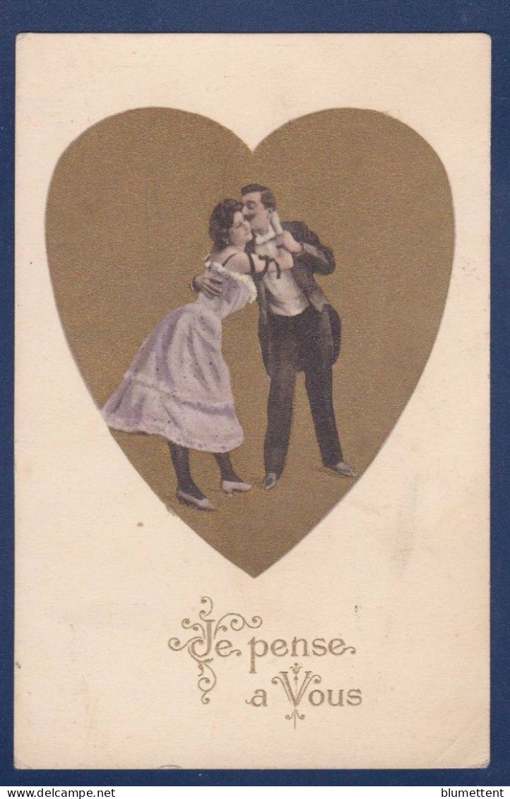 CPA 1 Euro Couple Illustrateur Non Circulé Prix De Départ 1 Euro - 1900-1949