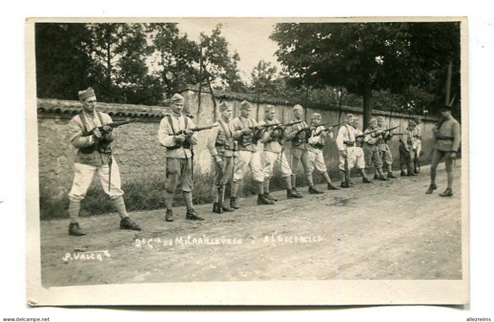 Carte Photo Militaria 54 : Photo Walck Mitrailleuses       A  VOIR  !!!!!! - Nancy