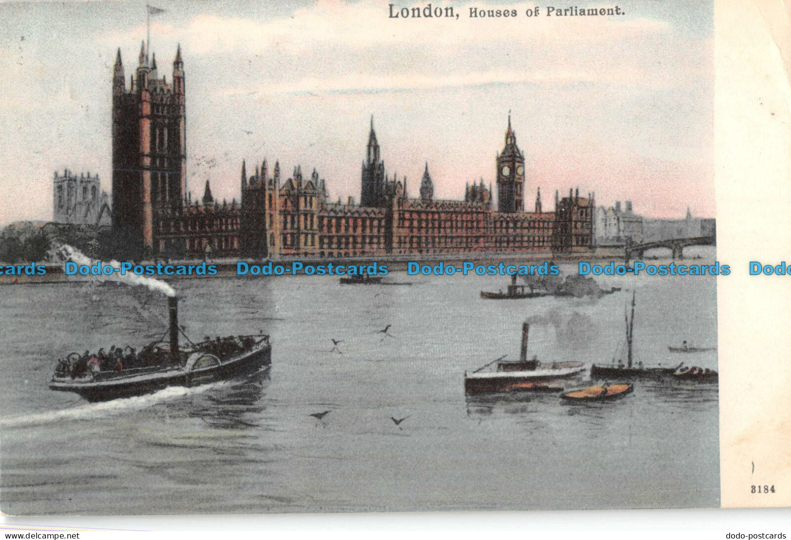 R094496 London. Houses Of Parliament. 1904 - Autres & Non Classés