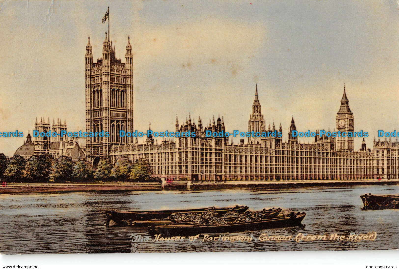 R094497 The Houses Of Parliament. London. From The River. M. And L. National - Sonstige & Ohne Zuordnung