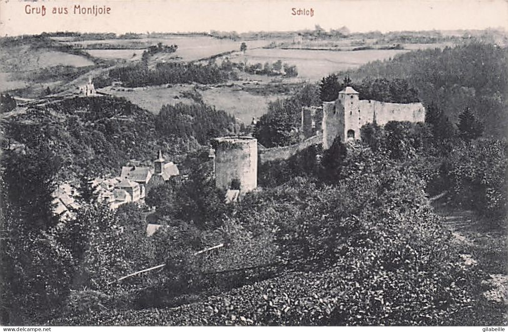 Monschau -  Gruss Aus Montjoie - Schloss - 1913 - Monschau