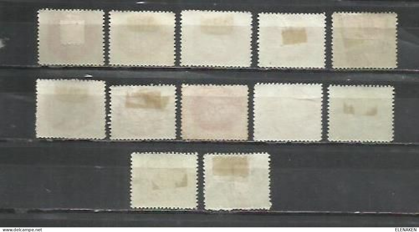 2795-SERIE COMPLETA Liechtenstein TASAS 1920 Nº 1/12 SELLOS CLASICOS - Unused Stamps