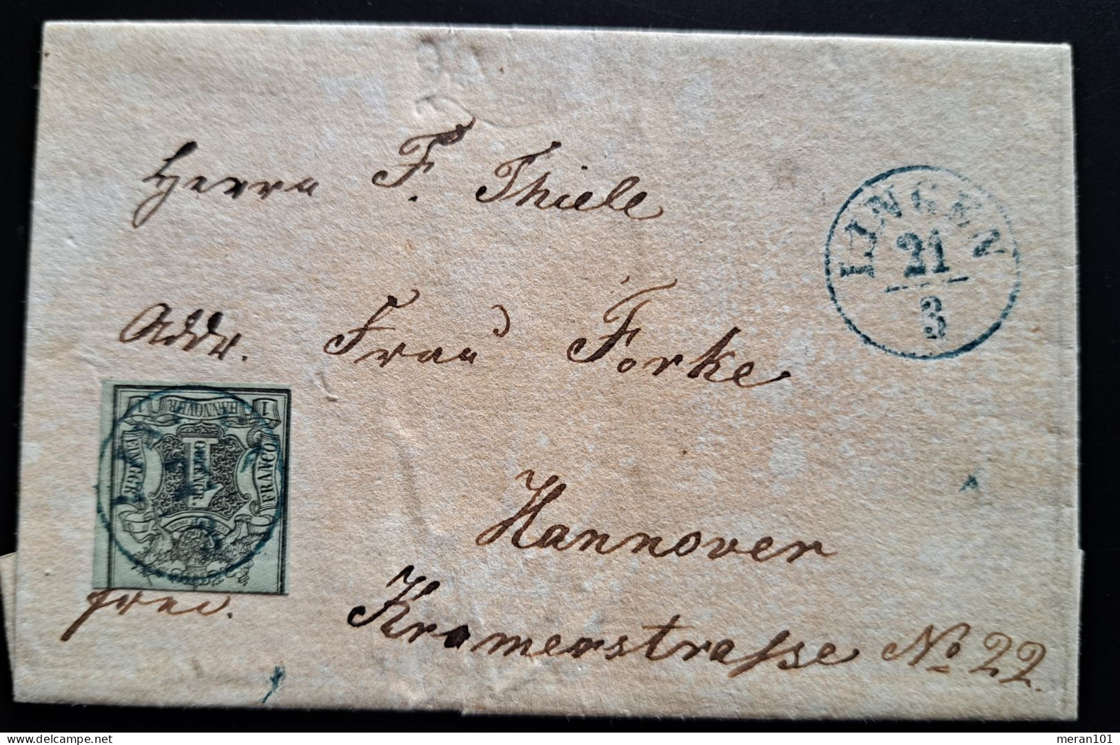 Hannover, Brief LINGEN Nach Hannover Mi 2a - Hanovre