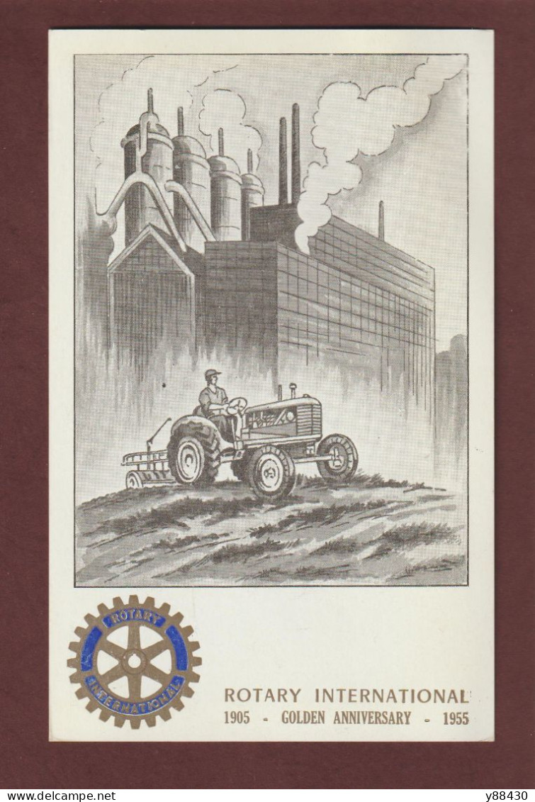 1009 De 1955 - Carte 1er Jour à PARIS Le 23/02/1955 - LES 50 Ans DU ROTARY INTERNATIONAL - 3 Scan - 1950-1959