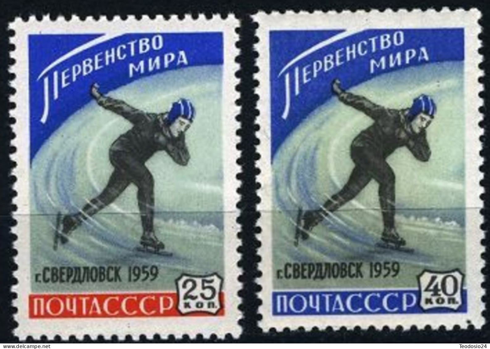 Russie 1959 Y&T 2145 A 2146 ** - Ongebruikt