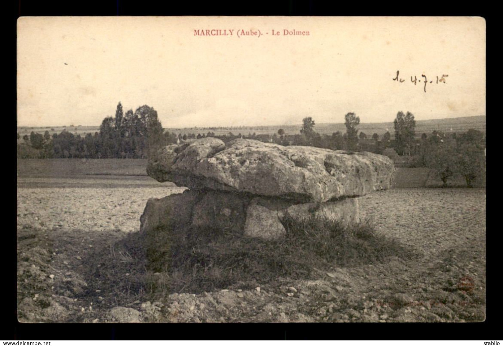 10 - MARCILLY - LE DOLMEN - Marcilly