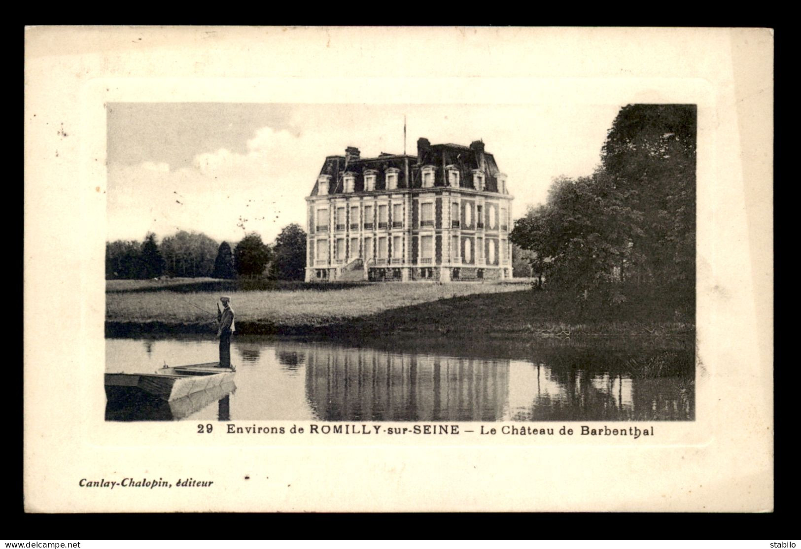 10 - MARCILLY-SUR-SEINE - LE CHATEAU DE BARBENTHAL - Marcilly