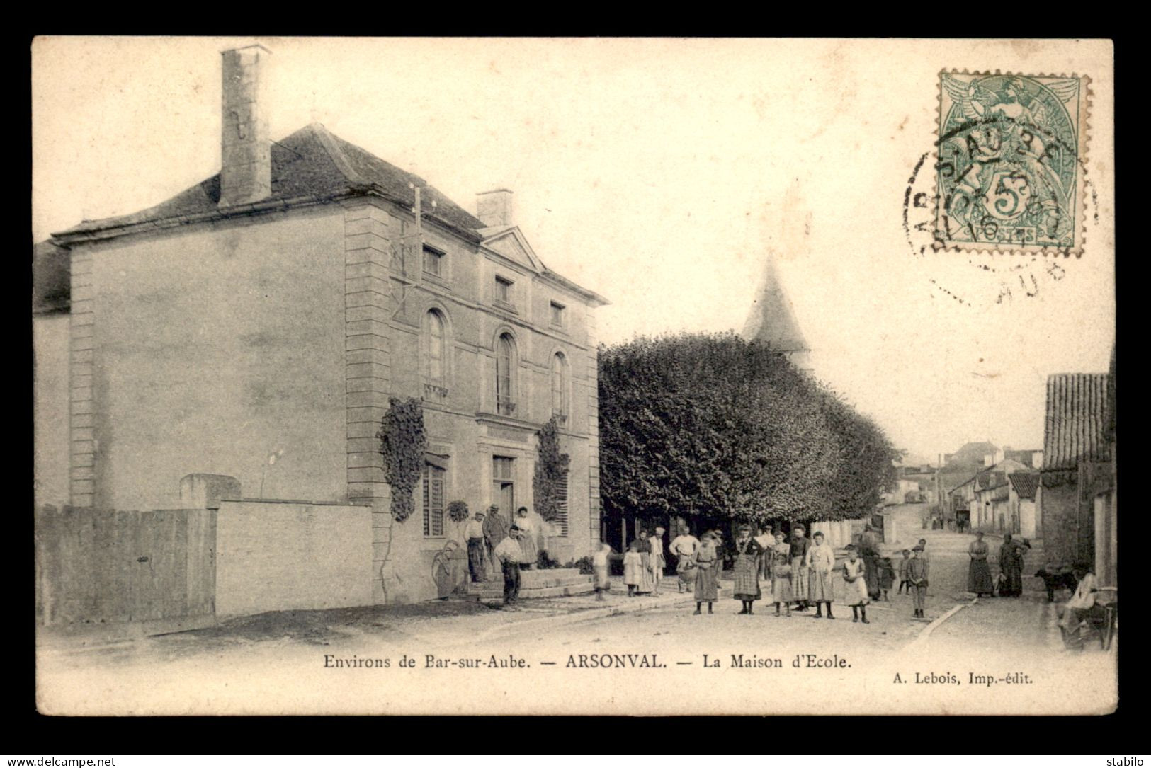 10 - ARSONVAL - LA MAISON D'ECOLE - Autres & Non Classés