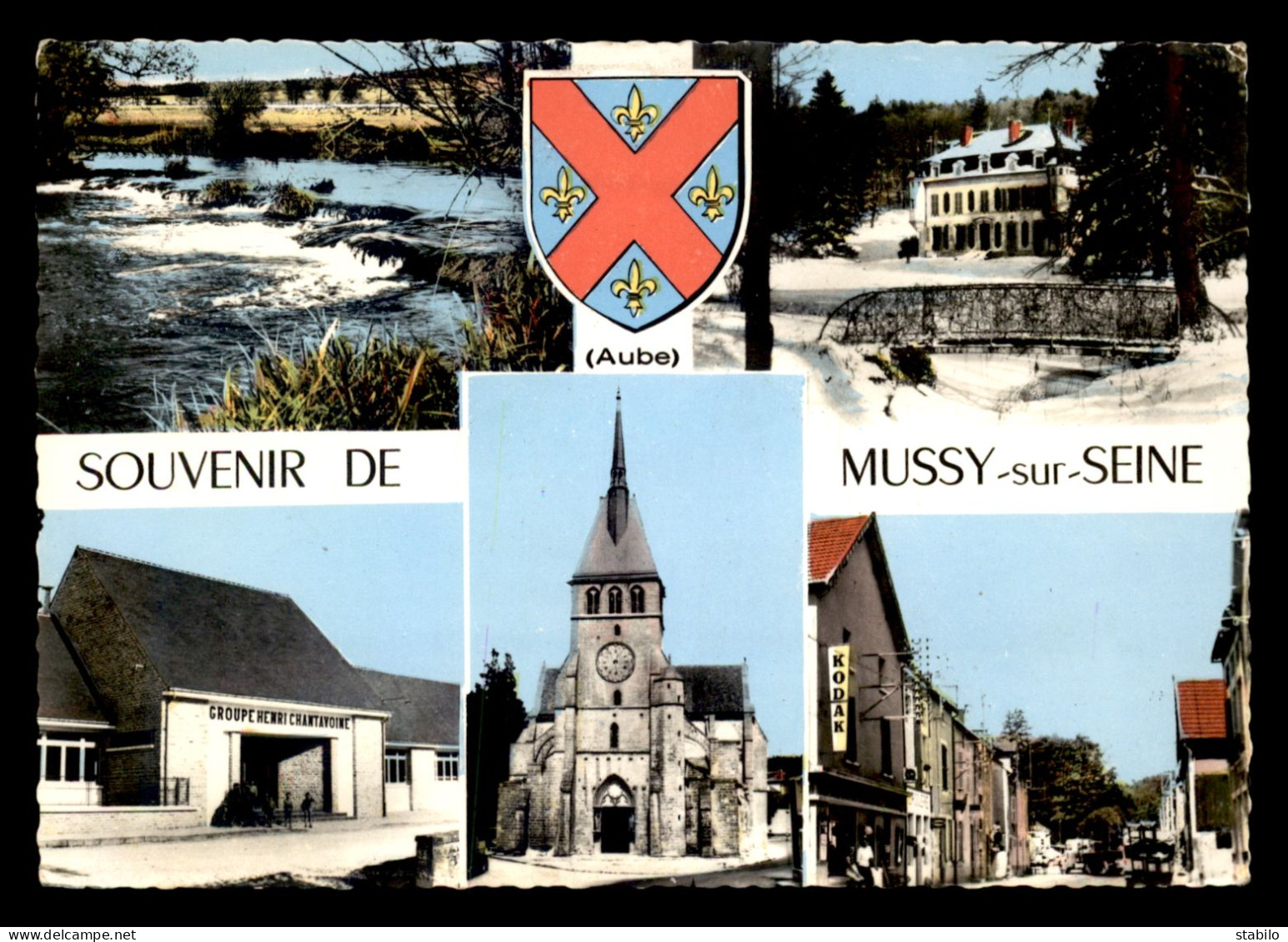 10 - MUSSY-SUR-SEINE - MULTIVUES ET BLASON - Mussy-sur-Seine