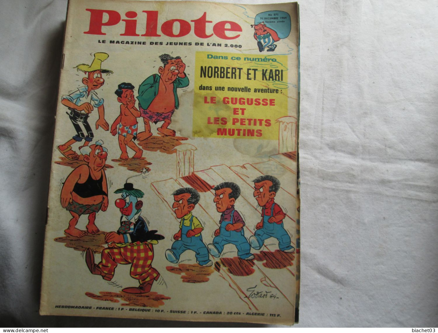 PILOTE Le Journal D'Astérix Et Obélix  N°271 - Pilote