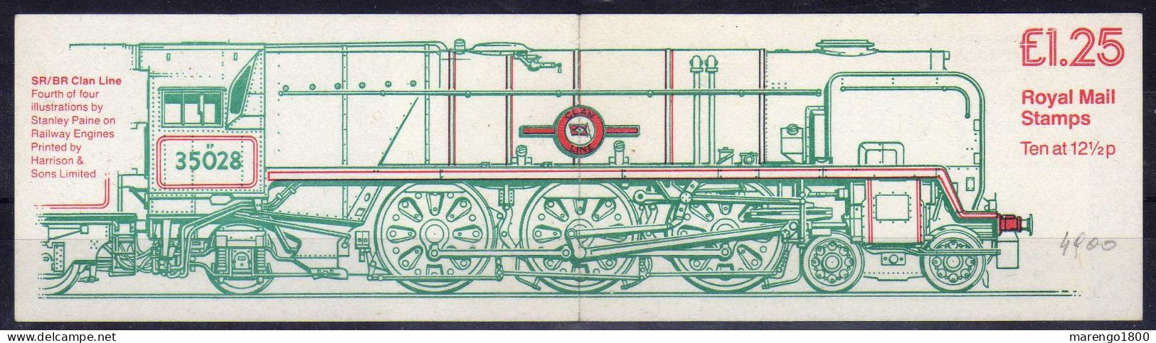 GB 1983 - Booklet SR BR Clan Line (R) - Booklets