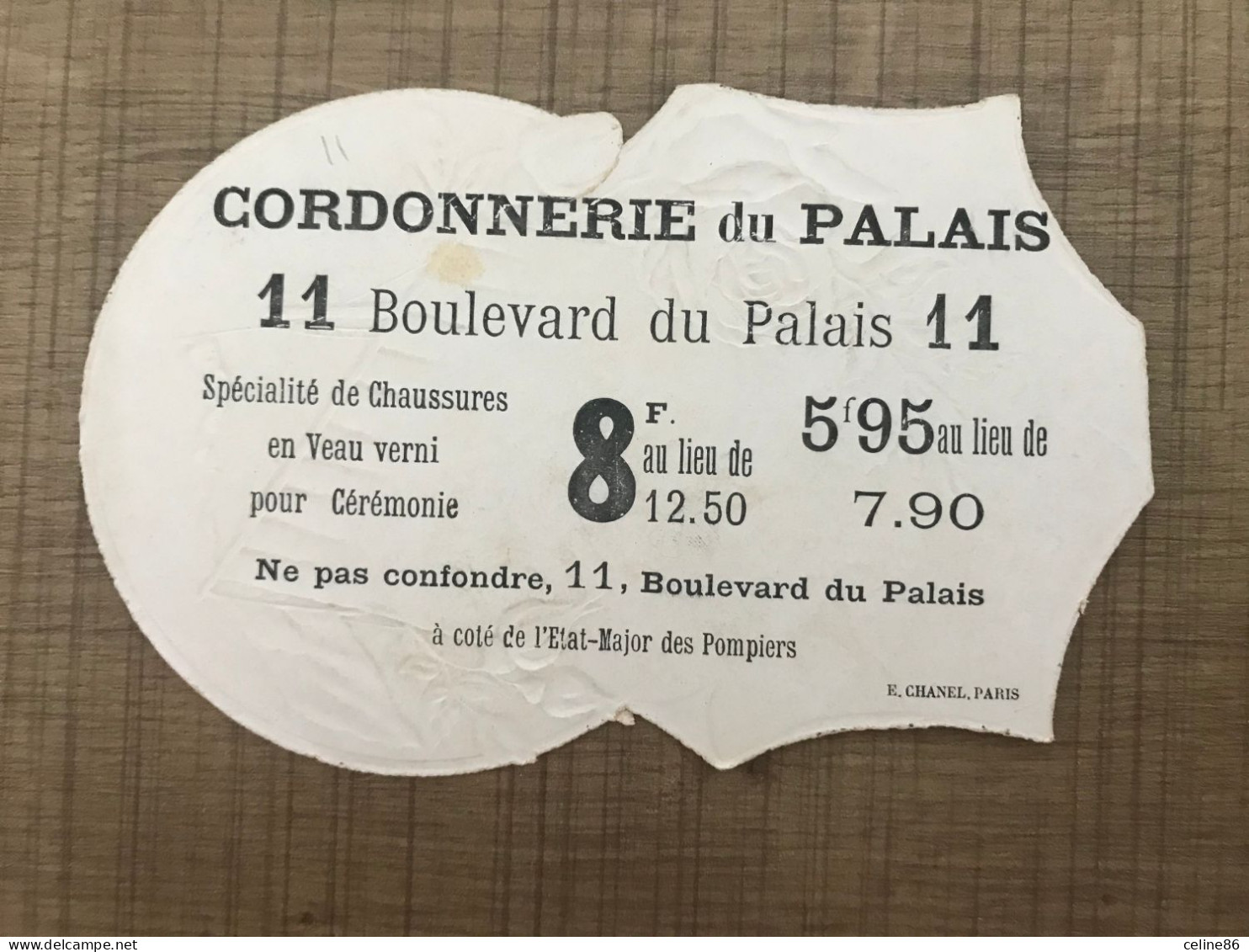 Cordonnerie Du Palais 11 Boulevard Du Palais  - Autres & Non Classés