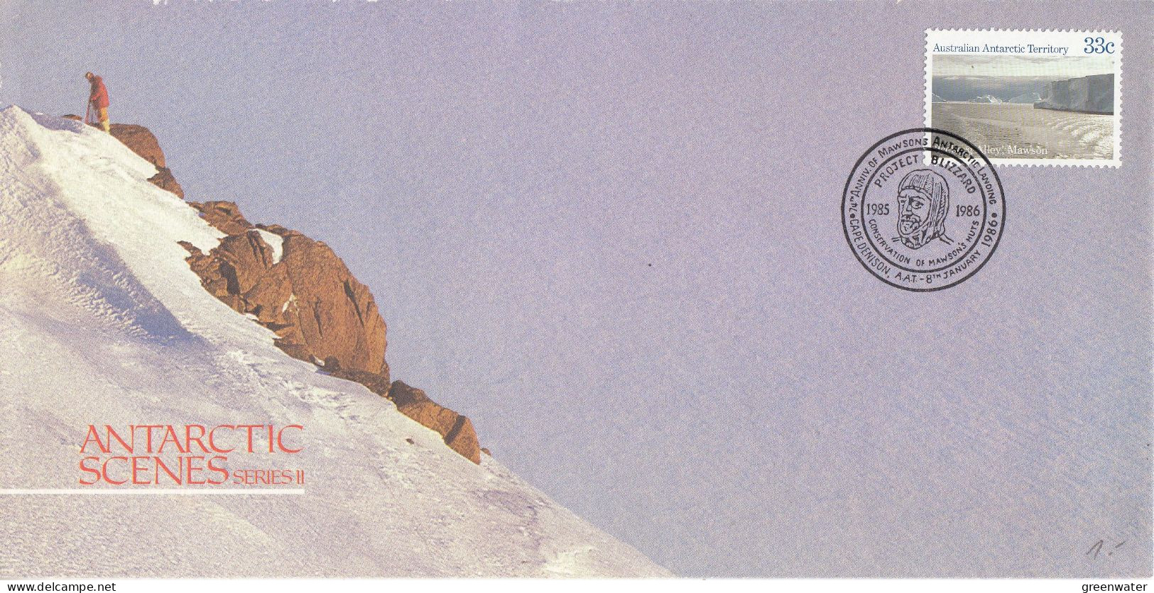 AAT 1986 Anare Project Blizzard / Conservation Of Mawson's Huts Ca Cape Denison (OO183) - Storia Postale